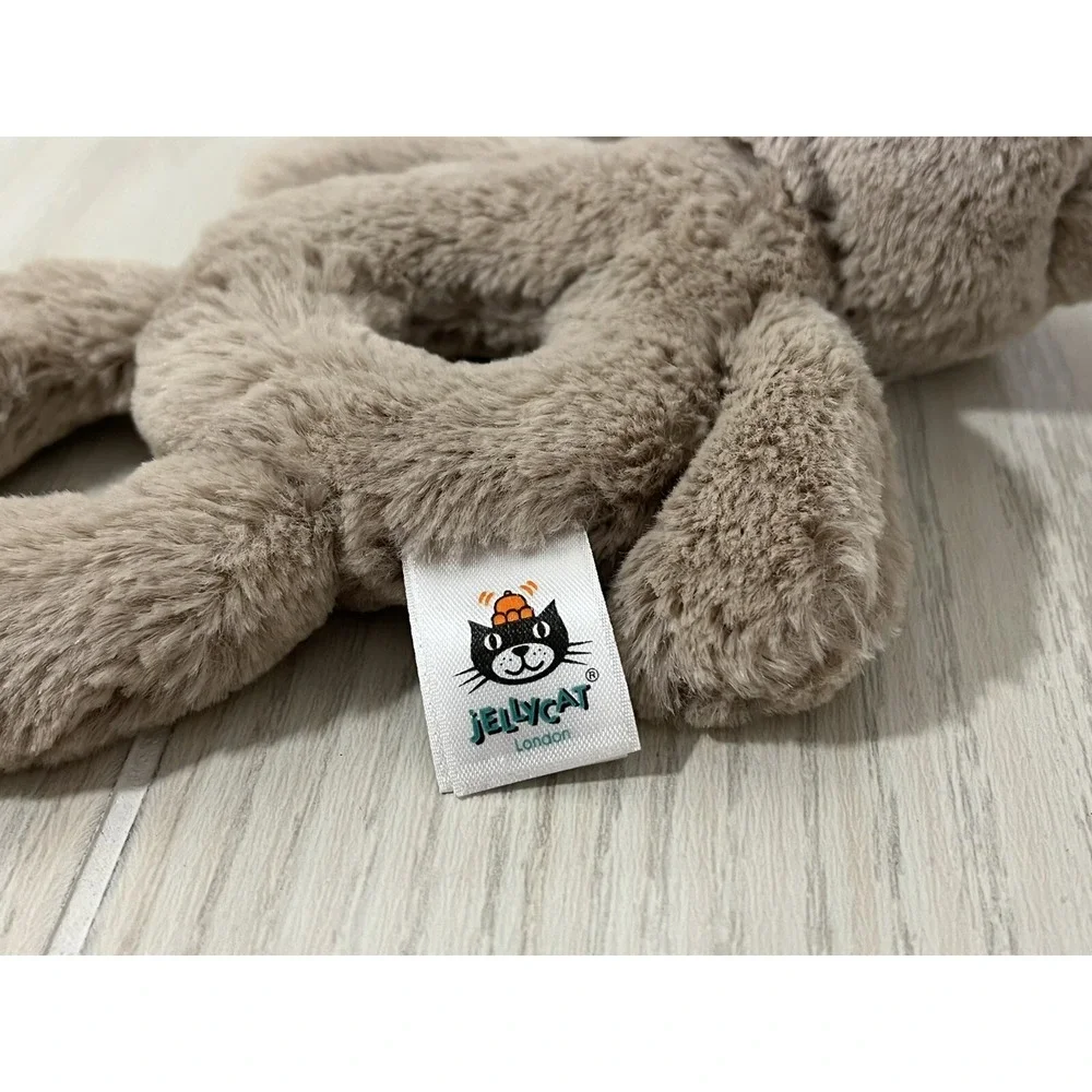 Jellycat Bashful Beige Bunny Grabber small plush rabbit mini baby rattle ring